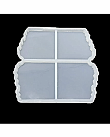 Dörtlü Bardakaltı Kalıp - Reçine Epoksi Kalıp -ÇB4