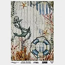 Model 788 Deniz Koleksiyonu Cadence Pirinç Dekopaj Kağıdı 30x42cm