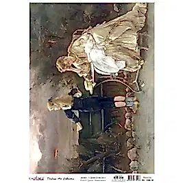 CADENCE DELUXE ART ANNE & ÇOCUK PİRİNÇ DEKOPAJ MODEL MC-005 (30X42)