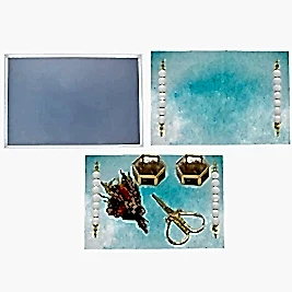 Dikdörtgen Tepsi Epoksi Reçine Kalıbı EPK-625