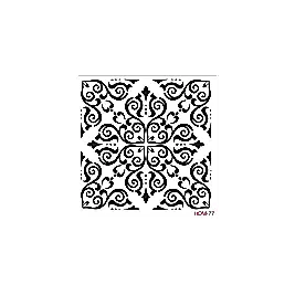 Home Decor Midi Stencil 22*22 cm hdm-77