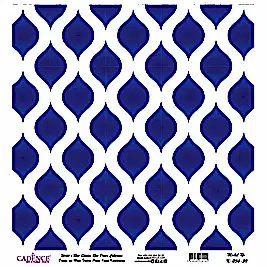 Model K034 Dünya'nın Mavi Tonları Pirinç Kağıt Dekopaj 90x92