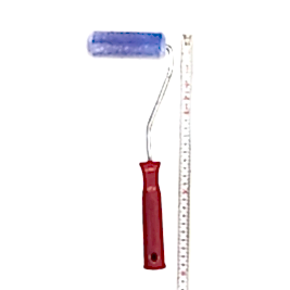 10 CM SÜNGER ÜSTÜ KADİFE KAPLI RULO FIRÇA SET (TEKLİ)