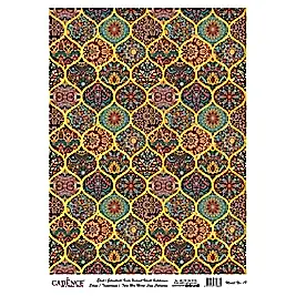 DESENLİ ALTIN VARAK PİRİNÇ DEKOPAJ 30*42 CM MODEL 019