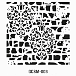 GRUNGE STENCIL MİNİ GCSM-003 25X25