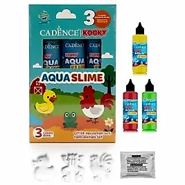 Aqua Slime Çiftlik Hayvanları Seti 3 Renk