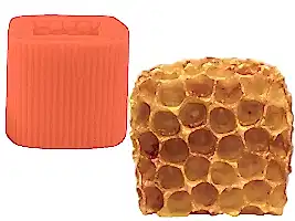 Petek Silikon Mum Kalıbı M-116