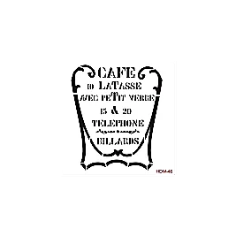 Home Decor Midi Stencil 22*22 cm hdm-46