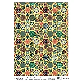 DESENLİ ALTIN VARAK PİRİNÇ DEKOPAJ 30*42 CM MODEL 033