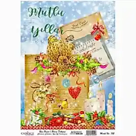 Model 752 Yılbaşı Cadence Pirinç Dekopaj Kağıdı 30x42cm