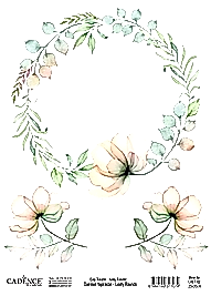 Cadence Dairesel Yapraklar Kolay Transfer LRET-02