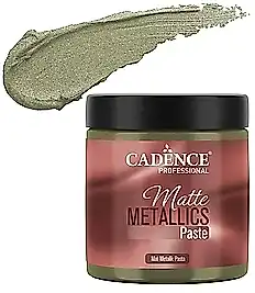 CADENCE MAT METALİK PASTA YEŞİL ALTIN - MMP07