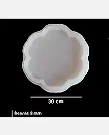 30cm - Çiçek Model Tepsi Kalıbı (30 cm)