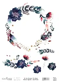 Cadence Dairesel Yapraklar Pirinç Koleksiyonu LRRP-06