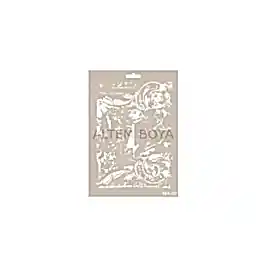 Mix Media Stencıl A4 MA-08