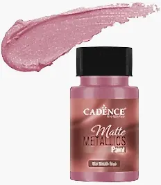 CADENCE MAT METALİK BOYA 50ML GÜL KURUSU -MMB013