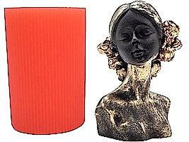 Çiçek Saçlı Kadın Silikon Mum Kalıbı M-149