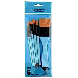 CADENCE 6'LI FIRÇA SETİ ( SET 2 )