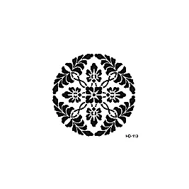 Home Decor (Duvar) Stencıl 45*45 cm HD-113