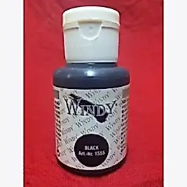 İpek Boyası Siyah 50 ml. W-1555