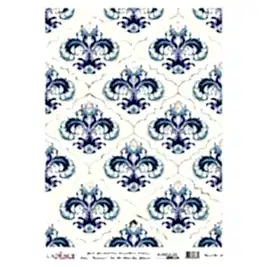 DESENLİ GÜMÜŞ VARAK PİRİNÇ DEKOPAJ 30*42 CM MODEL 034