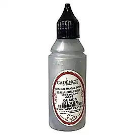 Boyutlu Boncuk Boya Gümüş 50 ml B-401