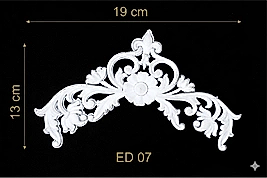 ED-07 Dekoratif Esnek Aplik (2'li)