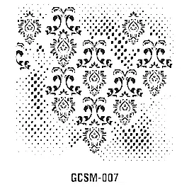 GRUNGE STENCIL MİNİ GCSM-007 25X25