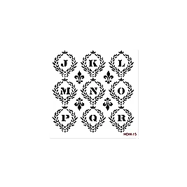 Home Decor Midi Stencil 22*22 cm hdm-15