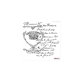 Home Decor Midi Stencil 22*22 cm hdm-01