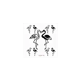 HOME DECOR MİDİ STENCİL 22*22 CM HDM-176