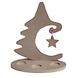 YB9 AHŞAP ÇAM AĞACI MUMLUK