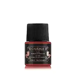 Cadence Vitray Cam Boyası 16 Bordo 45ML