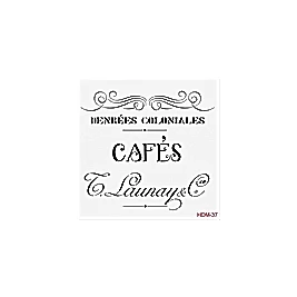 Home Decor Midi Stencil 22*22 cm hdm-37