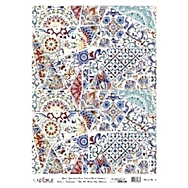 DESENLİ GÜMÜŞ VARAK PİRİNÇ DEKOPAJ 30*42 CM MODEL 041