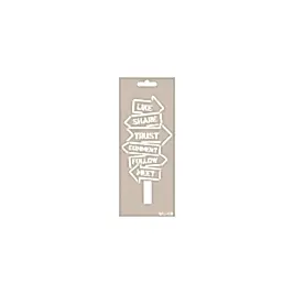 Mix Media Stencıl MU-69