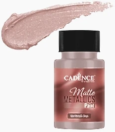 CADENCE MAT METALİK BOYA 50ML MOCHA MOUSSE -MMB026