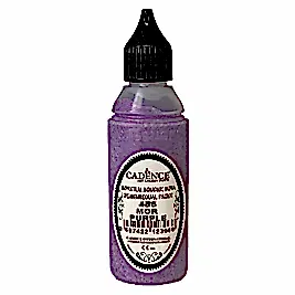 Boyutlu Boncuk Boya Simli Mor 50 ml B-455