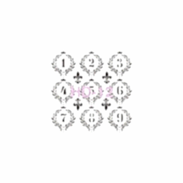 Home Decor (Duvar) Stencıl 45*45 cm HD-12