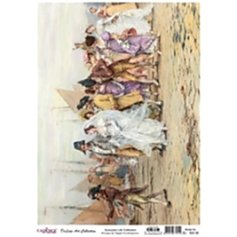 CADENCE DELUXE ART AVRUPA'DA YAŞAM PİRİNÇ DEKOPAJ MODEL EL-005 (30X42)