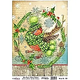 Model 772 Yılbaşı Cadence Pirinç Dekopaj Kağıdı 30x42cm.