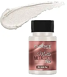 CADENCE MAT METALİK BOYA 50ML KREM -MMB02
