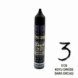 3D BONCUK BOYA-5139-KOYU ORKİDE