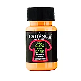 Karanlıkta Parlayan Kumaş Boyası Turuncu 50ML