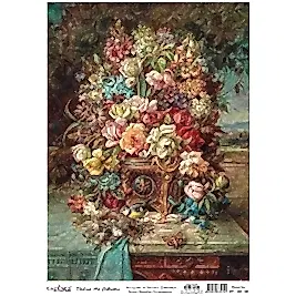 CADENCE DELUXE ART ÇİÇEK BUKETLERİ PİRİNÇ DEKOPAJ MODEL BF-001 (60X85)