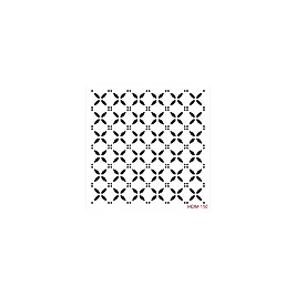 HOME DECOR MİDİ STENCİL 22*22 CM HDM-150