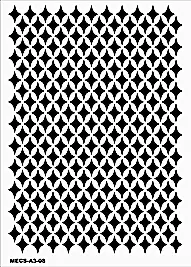 Modern Etnik Stencil MECS-A3-08 (21x30)