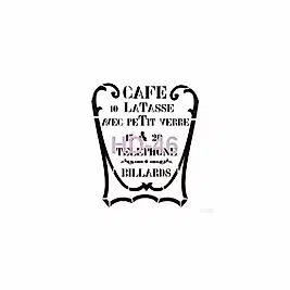 Home Decor (Duvar) Stencıl 45*45 cm HD-46