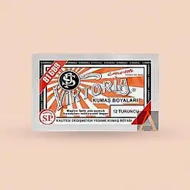 Toz Kumaş Boyası Turuncu V-12