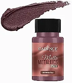 CADENCE MAT METALİK BOYA 50ML KAHVE BAKIR -MMB030